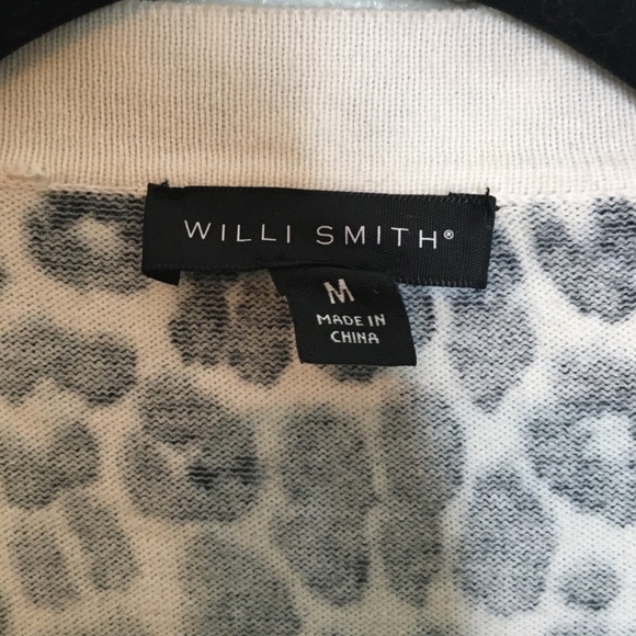 Willi Smith Leopard Print Cardigan M - Picture 4 of 4